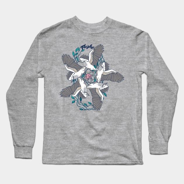 Flight Long Sleeve T-Shirt by erdavid